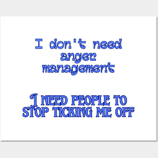 Mental Health Awareness - anger management Posters and Art